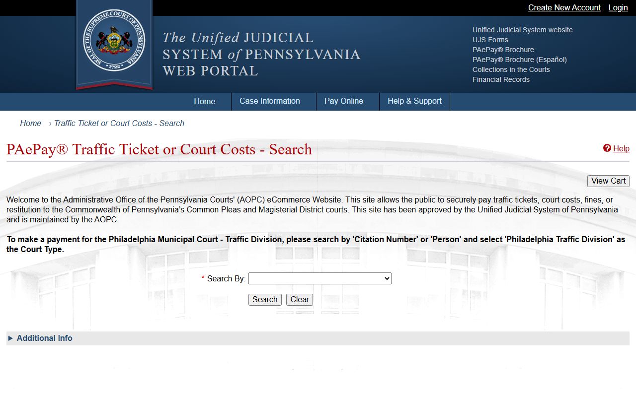 Blair County warrant records PAePay payment lookup